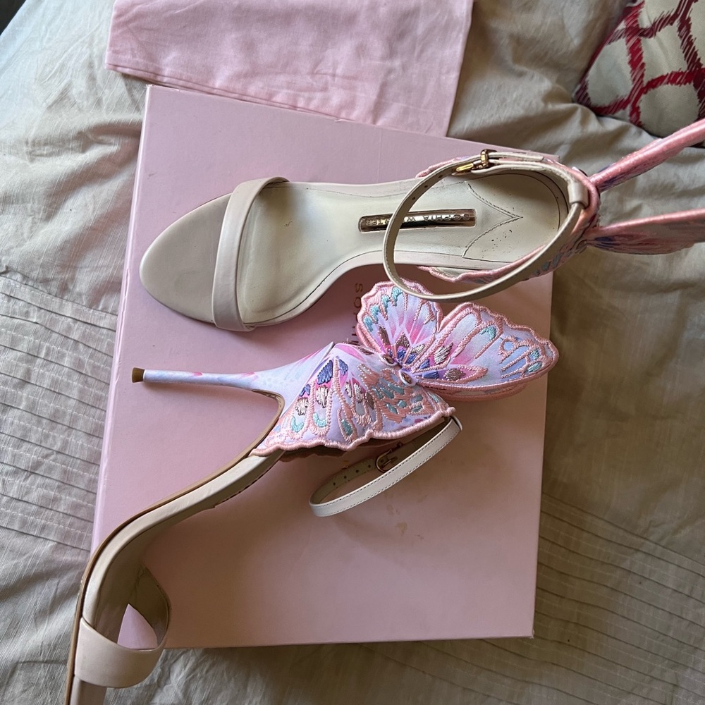 Authentic Sophia Webster Chiara Embroidered Sandal